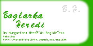 boglarka heredi business card